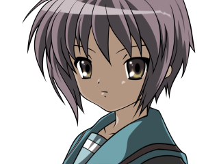 Chizuko yoshida purple hair school - a blue shirt free wallpaper