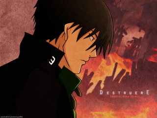 Man black hair green coat - a black hair free wallpaper