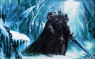Man black cloak sword snowy 2 - chris cold free wallpaper for desktop