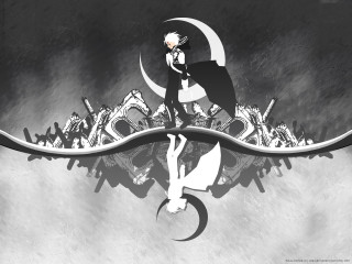 Surreal waterwave man crescent gothic - a surrealist painting free wallpaper for desktop