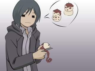 Person holding bird cartoon background - a person holding free wallpaper