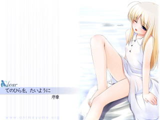 Woman white dress sitting rock - a rock free wallpaper for desktop