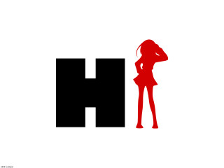 Woman h standing hologram ai - halo free wallpaper