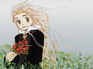 Girl roses white shirt flowers - inspired free wallpaper for desktop