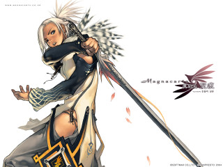 Dark skinned woman sword white - manga free wallpaper for desktop