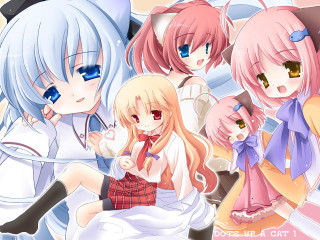 Anime girls pink hair blue 13 - pink hair free wallpaper for desktop