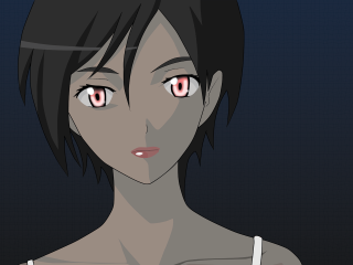 Red eyed dark skinned ayako - red eye free wallpaper