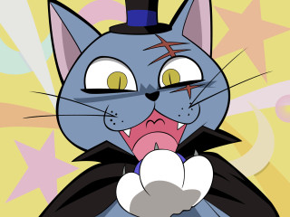 Cartoon cat top hat black - bloodborne free wallpaper