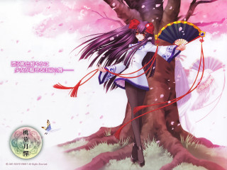 Woman fan pink tree magical - a fan free wallpaper