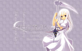 Anime umbrella bow purple background - a black bow free wallpaper