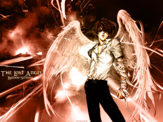 Angel wings demon firework sword - his hand and a demon free wallpaper for desktop