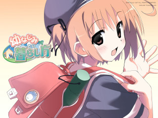 Girl backpack peace sign smile - the peace sign free wallpaper