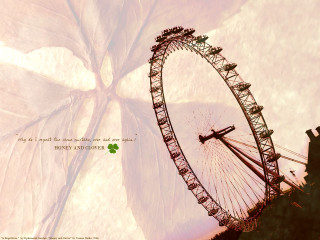 Ferriswheel leaf quote mandelbrot desert - net art free wallpaper