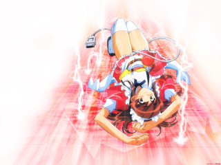 Woman cellphone maid blush pink - a floor free wallpaper