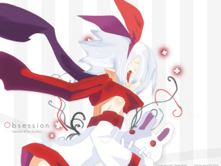 Whitehair dancer reddress aliceprin anime - her chest free wallpaper