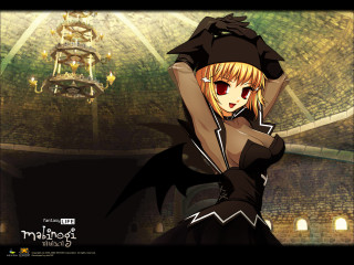 Black dress chandelier remilia blonde - darkness free wallpaper