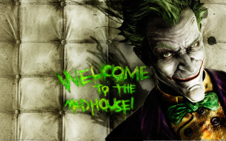 Joker greenhair creepymask formal bowtie - a creepy expression free wallpaper