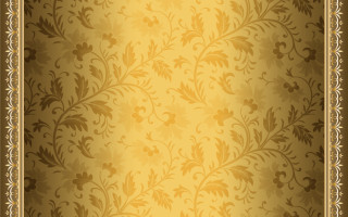 Gold background gold border floral - a gold background free wallpaper