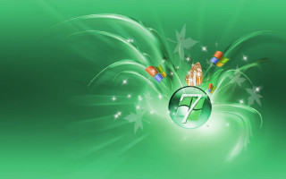 Green gradient sparkle rainbow eddie - adobe photoshop free wallpaper for desktop