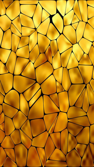 Yellow background small rocks pattern - the edge free wallpaper for mobile