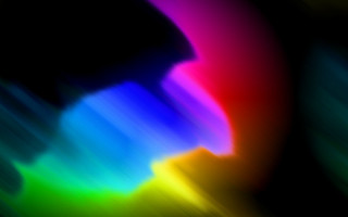 Colorful black rainbow synchromism chromatic - a black background and a rainbow free wallpaper