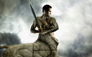 Heroic man lion statue sword - david wojnarowicz free wallpaper