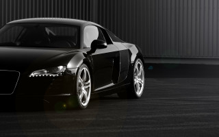 Black sports car parking lot 5 - unreal engine free wallpaper for desktop