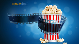 Movie reel popcorn film strip - a film strip free wallpaper