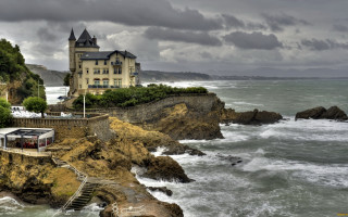 Train waterhouse cliffcity stormy matte - bernard meninsky free wallpaper