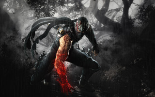 Man demon mask forest bloody - a bloody face free wallpaper