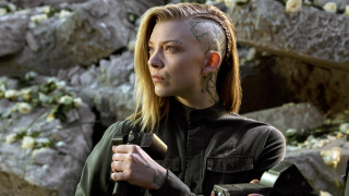 Woman tattoo camera rock flowers - biopunk free wallpaper