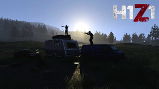 Man standing trailer car gun - realism free wallpaper