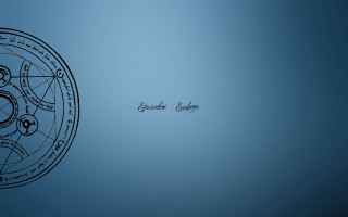 Blue background clock enneadel enlight - clock free wallpaper