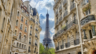 Paris clock tower cityscape architecture - paris school free wallpaper