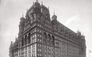 Cityscape clocktower architecture bridge pagoda - traffic free wallpaper