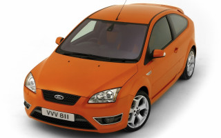 Orange car black car white - an orange car free wallpaper