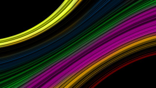 Black background multicolored waves abstract - bridget riley free wallpaper
