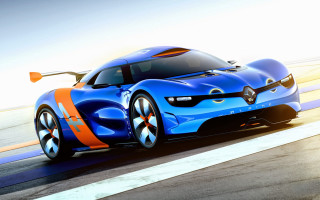 Blue orange sports car track - sports car free wallpaper
