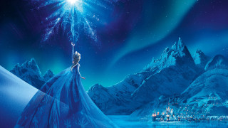 Woman blue dress mountain lake 3 - drew struzan free wallpaper for desktop