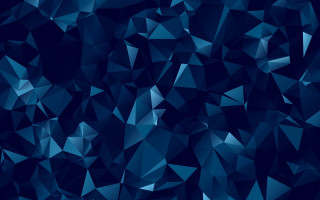 Blue abstract triangles lines lowpoly 2 - low free wallpaper