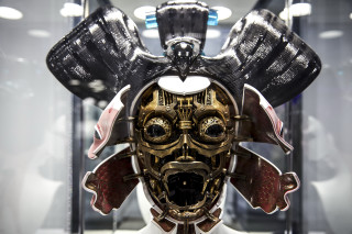 Robot mask wings helmet glass - ghost in the shell free wallpaper for desktop