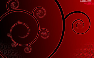 Red black swirl generative spiral - benoit b. mandelbrot free wallpaper