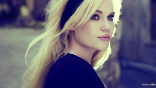 Woman blonde hair black shirt 3 - andrew boog faithfull free wallpaper