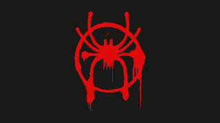 Spiderman logo black red paint - marvel free wallpaper