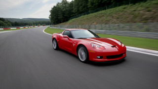 Red sports car road forest 9 - a road next free wallpaper for desktop