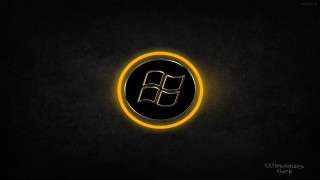 Black yellow circle yellow glow - a yellow circle free wallpaper for desktop