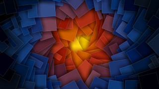 Colorful abstract yellow center blue - varying free wallpaper for desktop