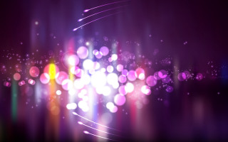 Blurry bright light stars bokeh - a blurry image free wallpaper
