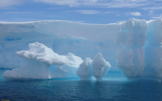 Large iceberg ocean shore ecological - iceberg free wallpaper