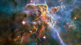 Large star cluster nebula space - many star free wallpaper